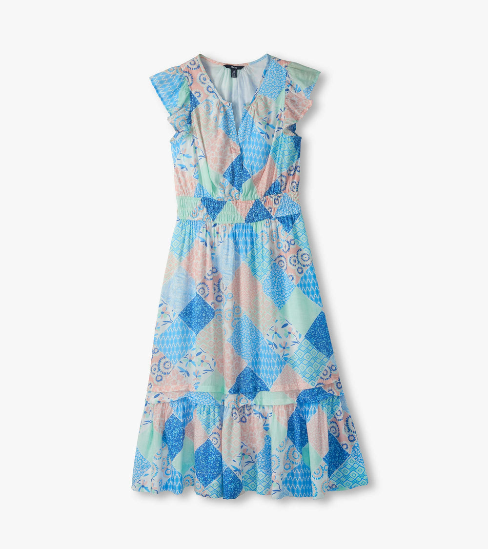 Fiona Dress - Mixed Match Patches