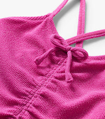 Girls Hot Pink One-Piece Swimsuit