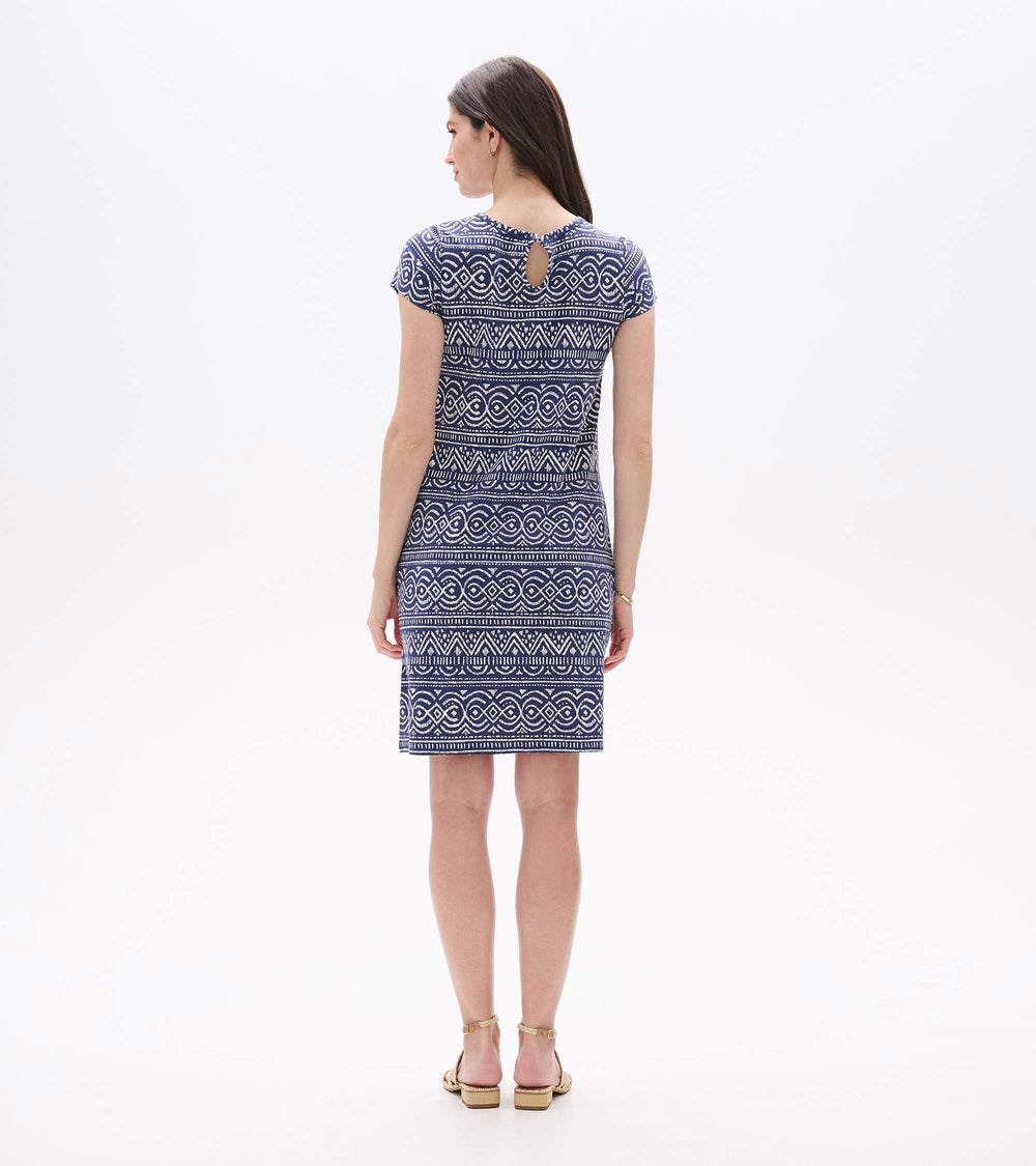 Cici A-Line Dress - Abstract Lines