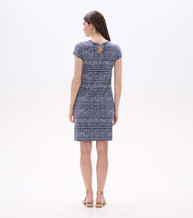 Cici A-Line Dress - Abstract Lines
