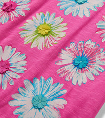 Girls Party Flowers Graphic Tee