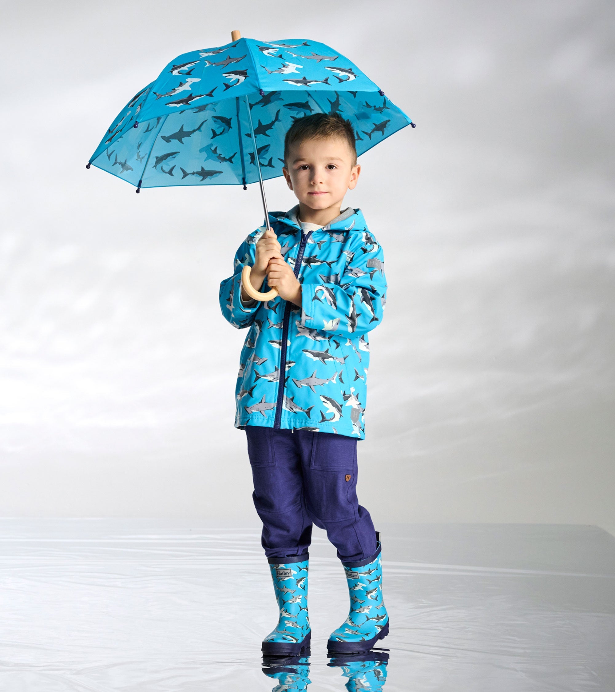 Boys Shark Party Umbrella