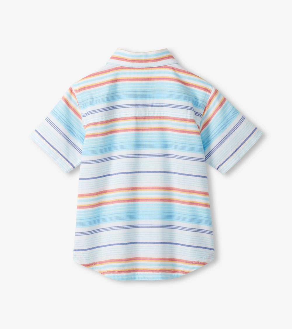Boys Sunset Stripes Button Down Shirt