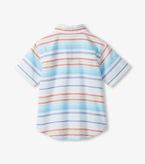 Boys Sunset Stripes Button Down Shirt