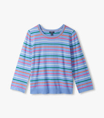 3/4 Sleeve Knit Top - Summer Stripes