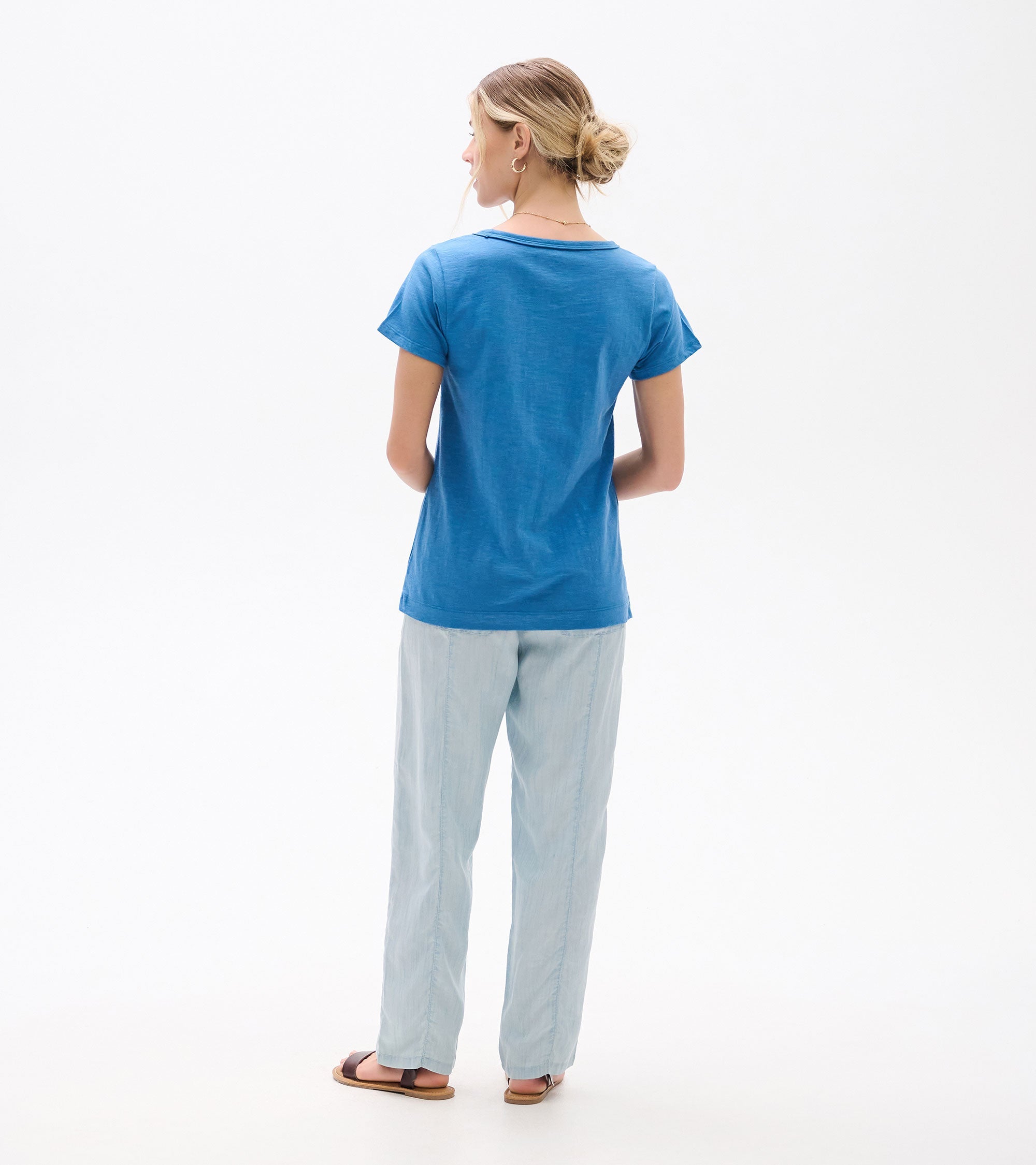 Essential Crew Neck Tee - Star Sapphire