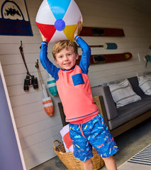 Boys Tropical Swim Trunks