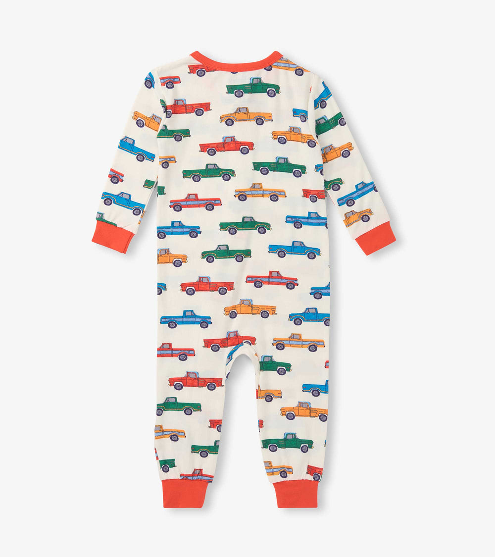 Baby Boys Trucks Bamboo Sleeper
