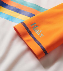Boys Sunny Orange Short Sleeve Rashguard