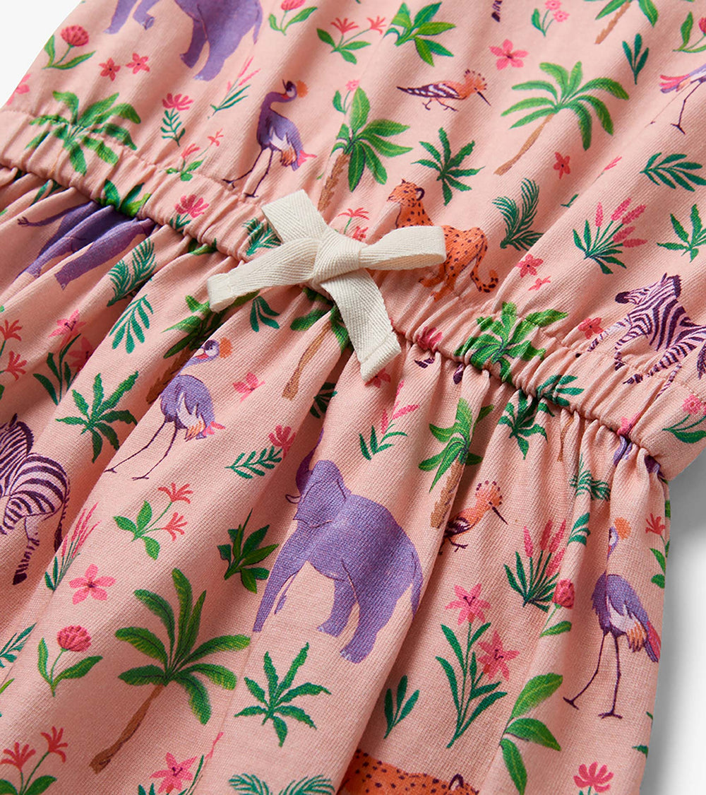 Baby & Toddler Girls Tender Safari Short Sleeve Dress