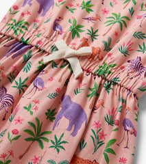 Baby & Toddler Girls Tender Safari Short Sleeve Dress