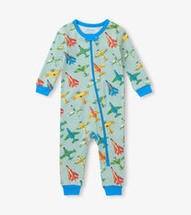Baby Boys Vintage Aircrafts Cotton Sleeper