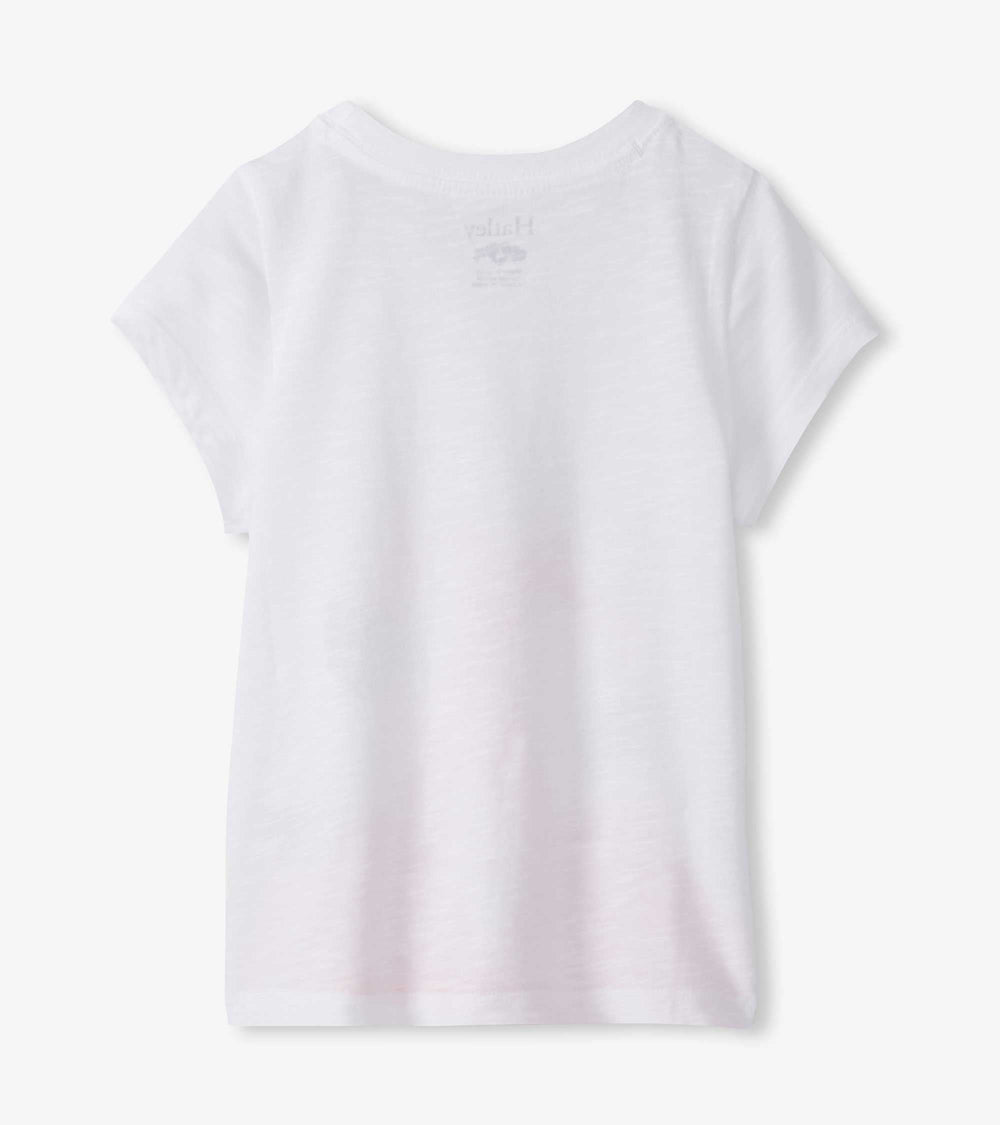 Girls Flamingos Graphic Tee