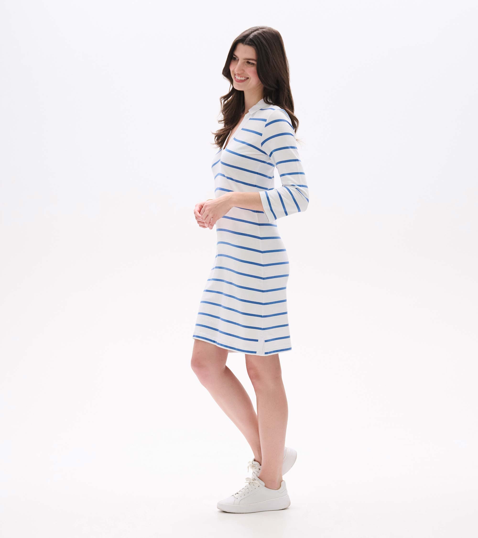 Taylor Dress - Star Sapphire Stripes