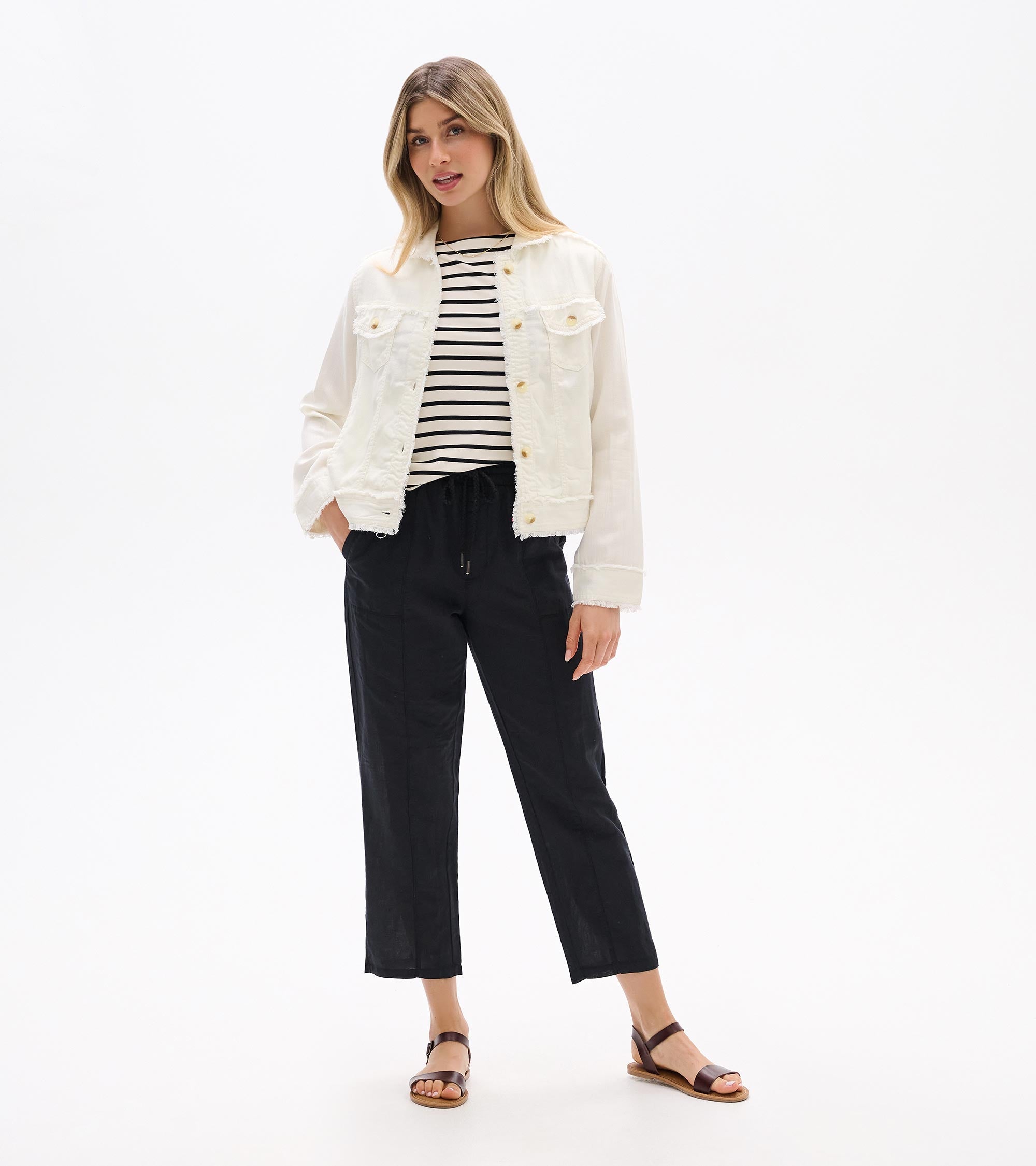 Tencel Jacket - Whisper White