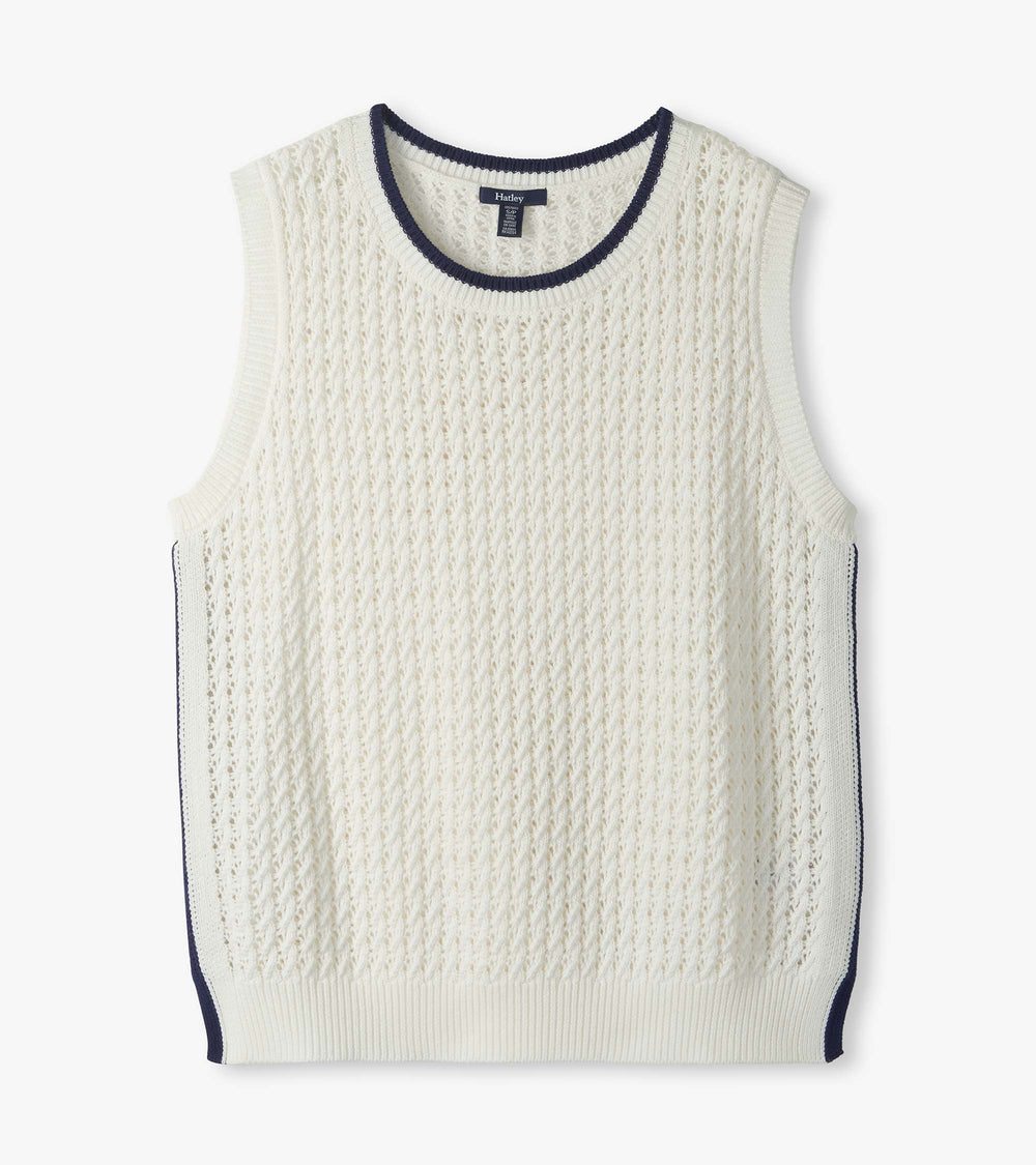 Cruz Knit Tank - White