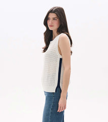 Cruz Knit Tank - White