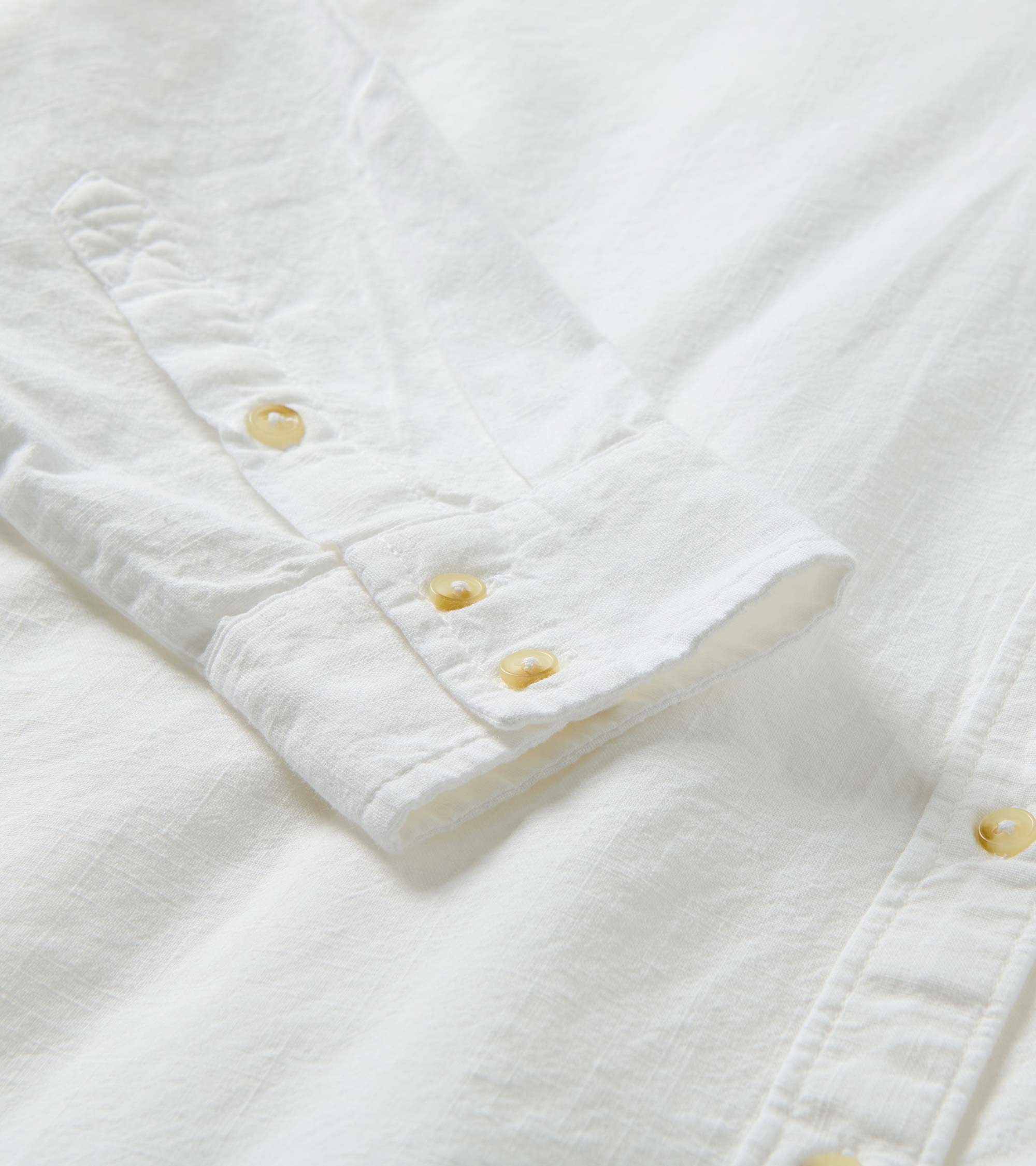 Relaxed Button Down - White