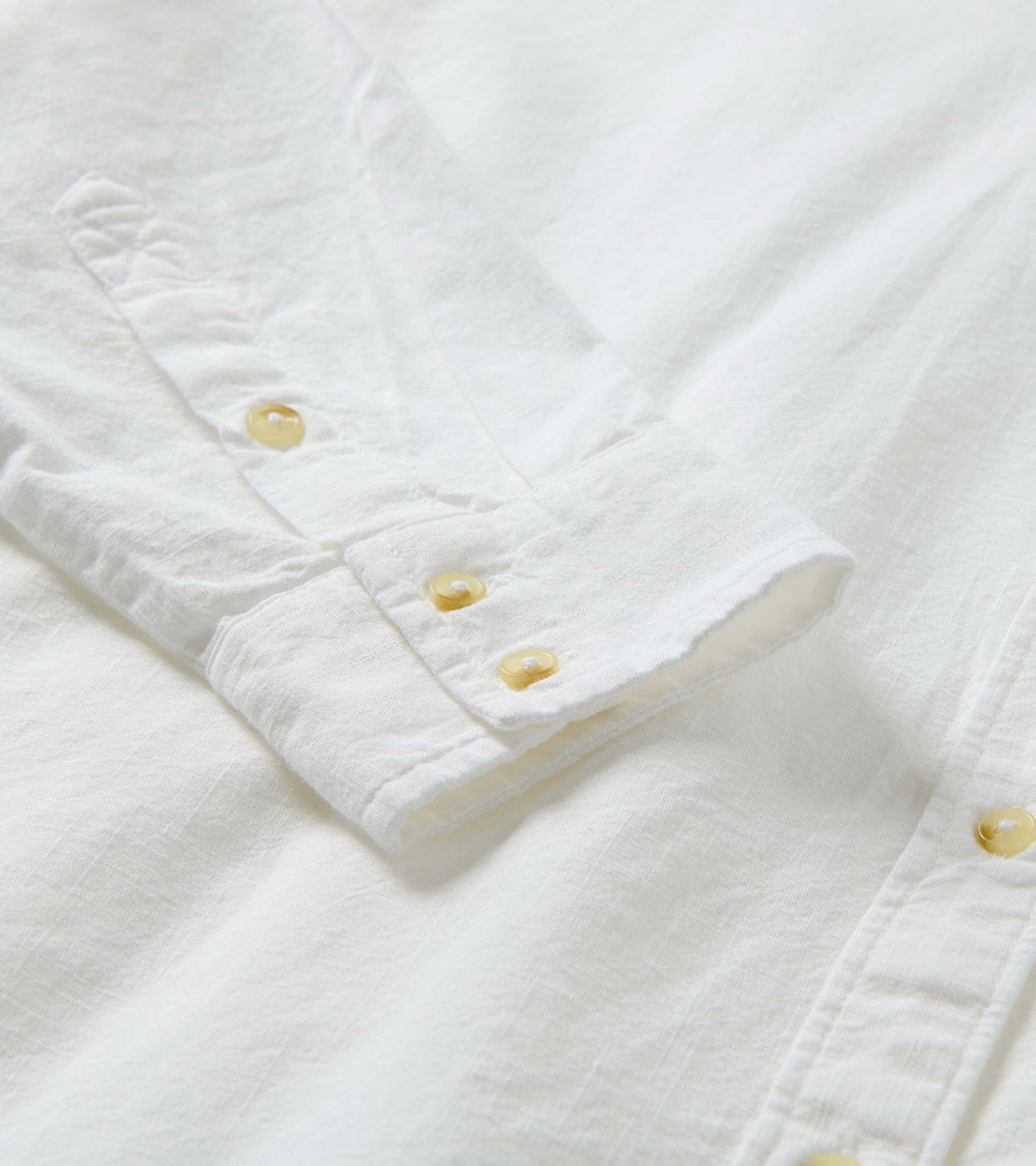 Relaxed Button Down - White