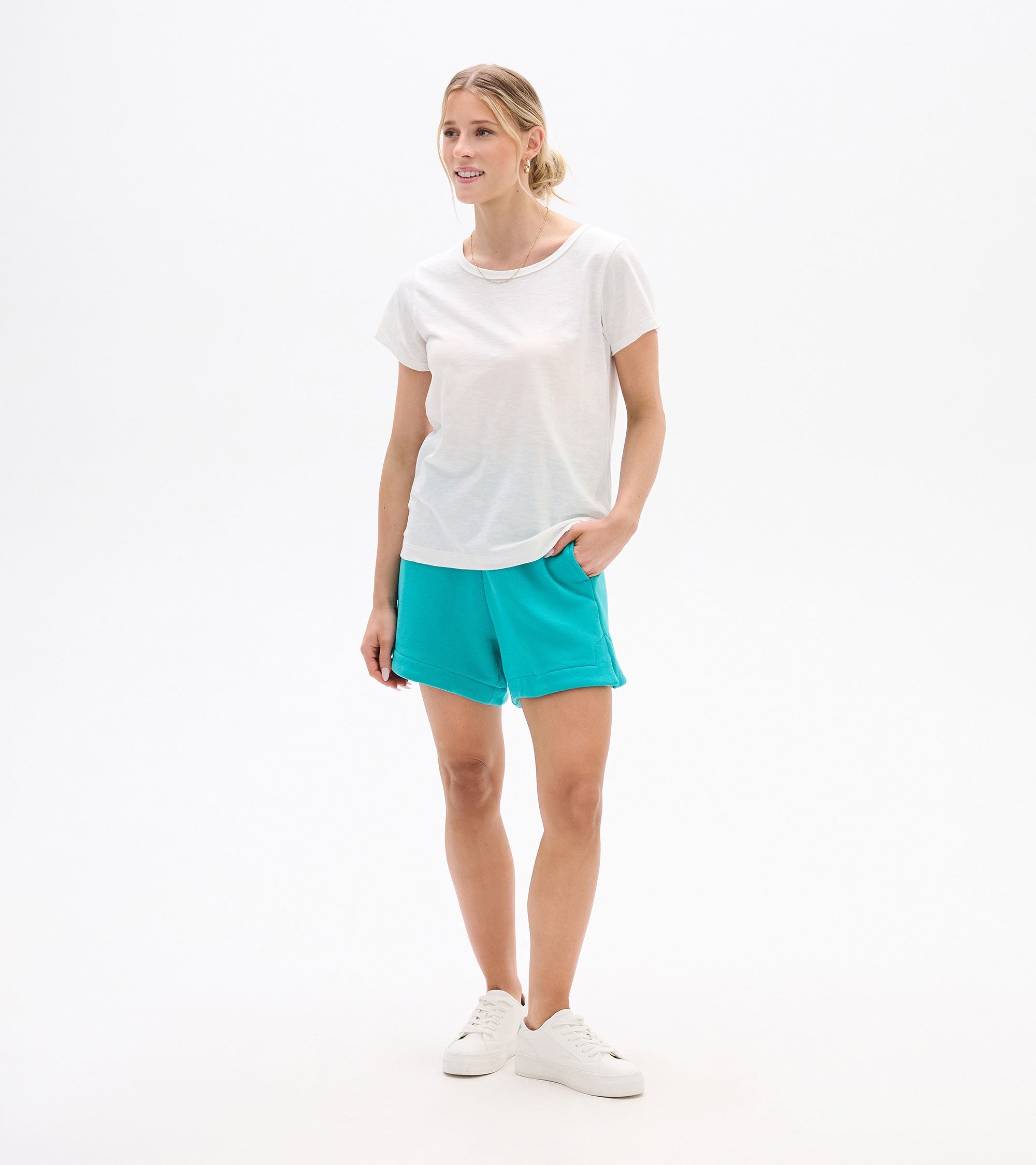 Essential Crew Neck Tee - White